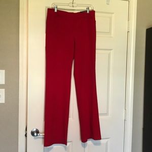 NWT Worthington “Modern Fit Trousers” Red